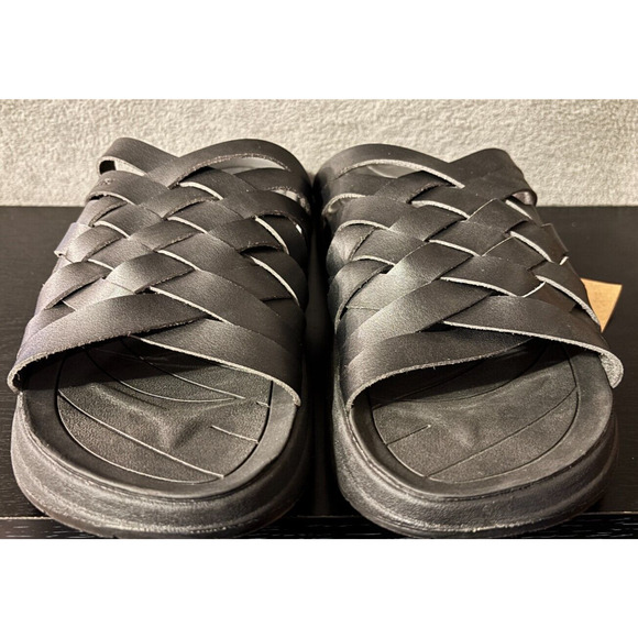 MALIBU SANDALS Zuma EVO Vegan Leather Black Men's Size 13 Sandals - Picture 3 of 9